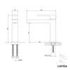 Rubinetto per lavabo LAVOA M