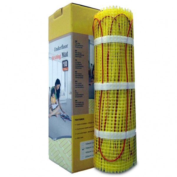 Riscaldamento a pavimento elettrico da 1 a 12 m² con tecnologia TWIN 160Watt