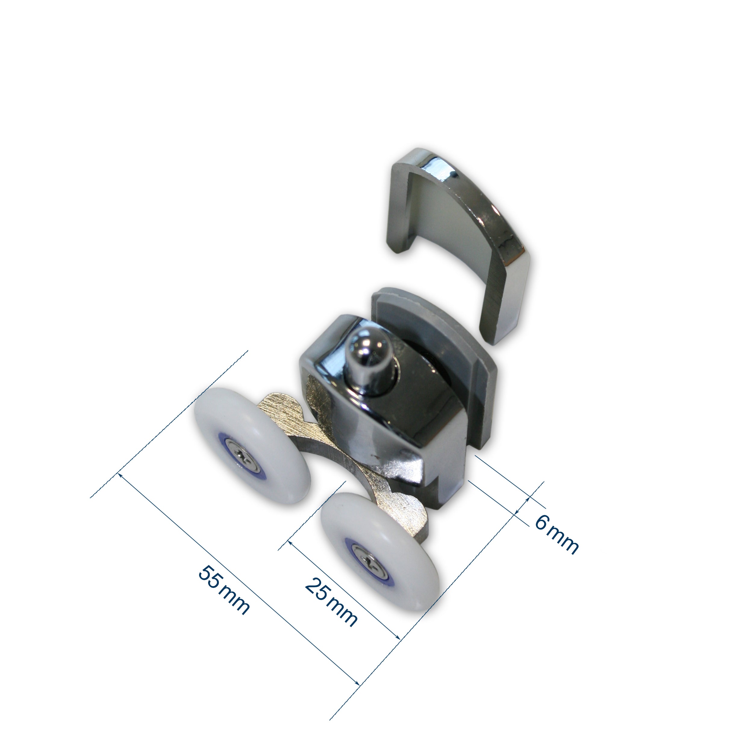 Rulli per porte doccia per porte scorrevoli