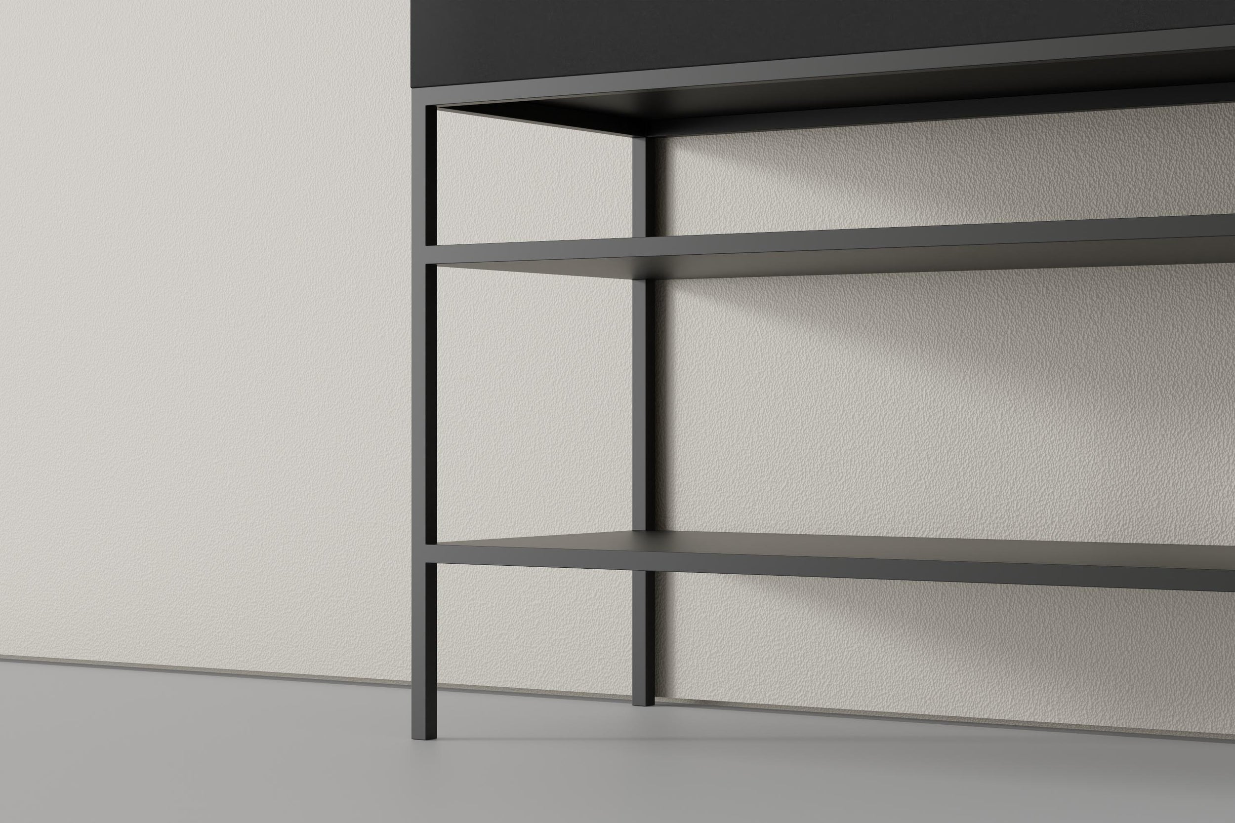 Lavabo consolle in metallo 150S