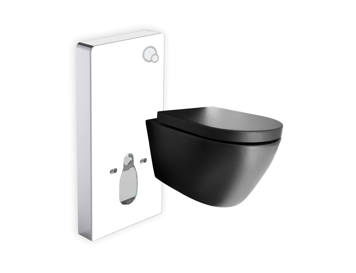 Pacchetto completo WC 46: WC B-8030R Nero
