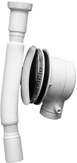 Piatto doccia rettangolare - 140 x 90 cm e sistema di scarico