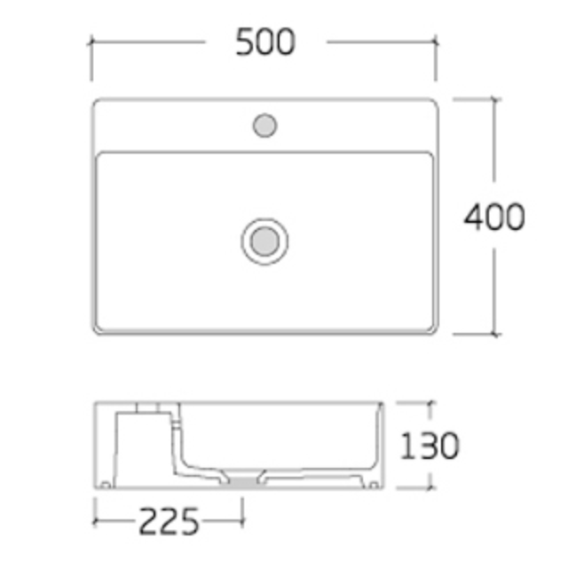 Lavabo da appoggio KW8085