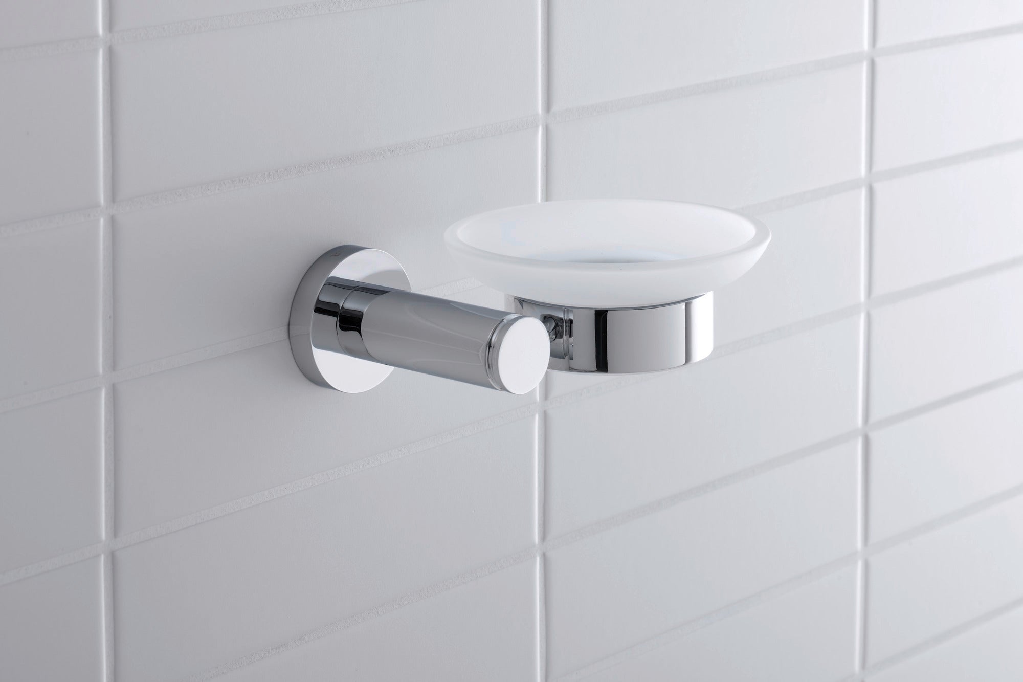 Duravit D-Code portasapone Ø10 cm per 1 sapone