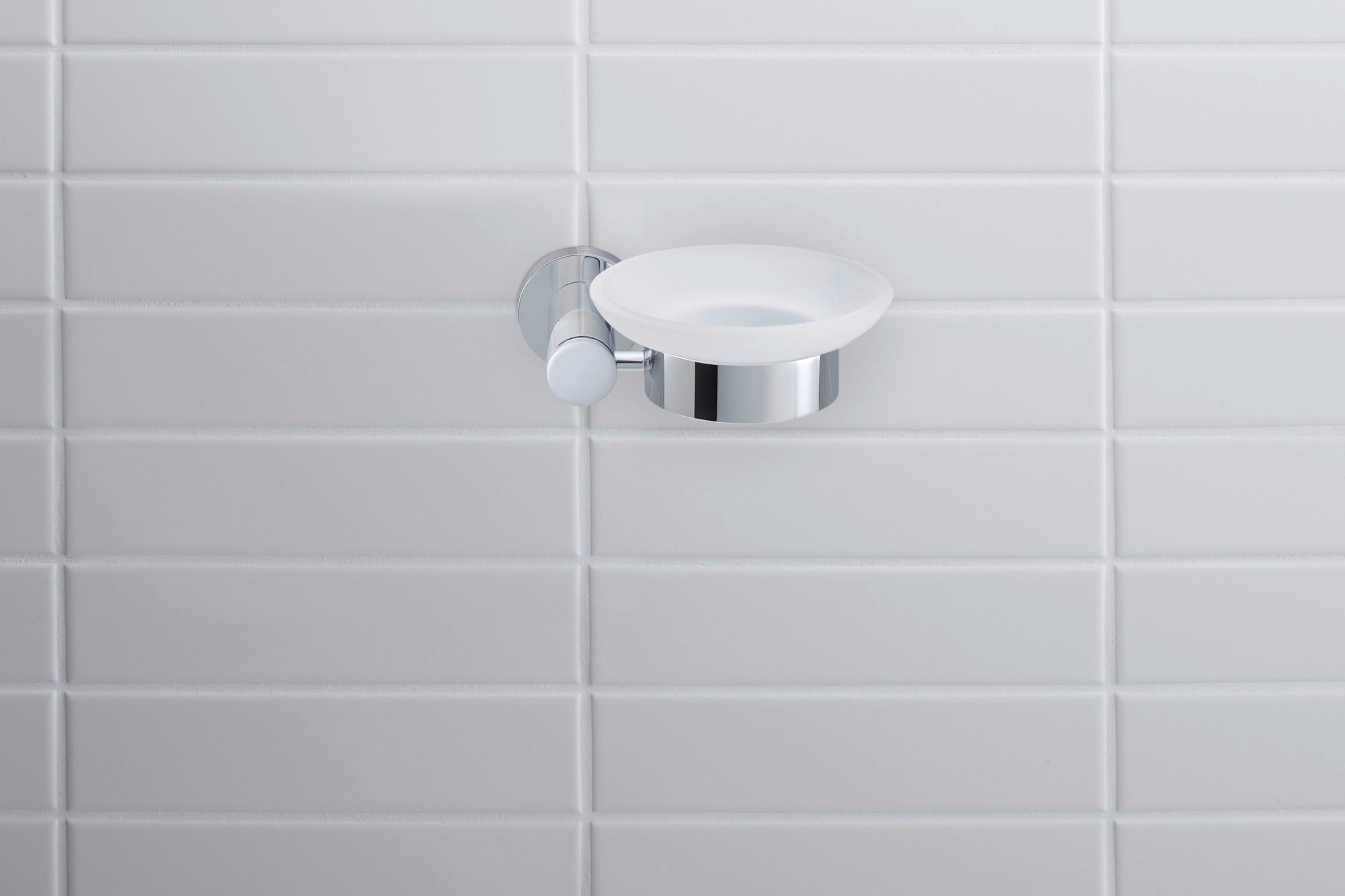 Duravit D-Code portasapone Ø10 cm per 1 sapone