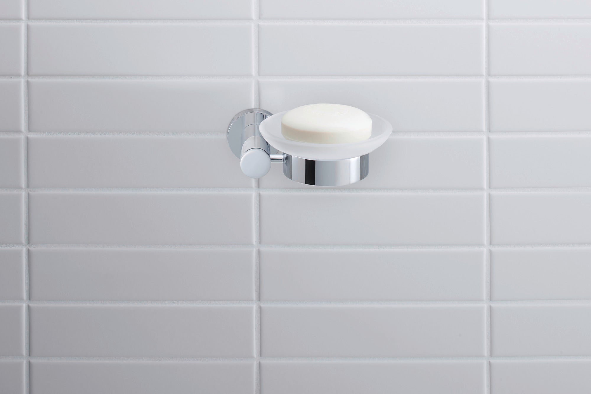 Duravit D-Code portasapone Ø10 cm per 1 sapone