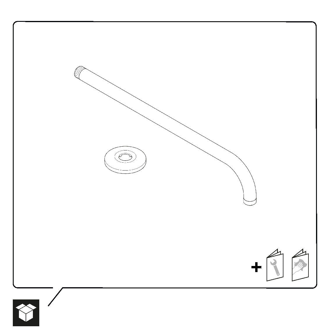 Duravit Universal braccio doccia