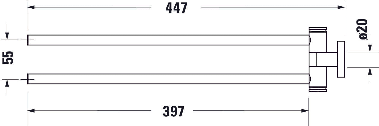 Duravit D-Code portasciugamani
