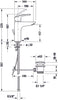 Miscelatore per lavabo Duravit DuraVelez