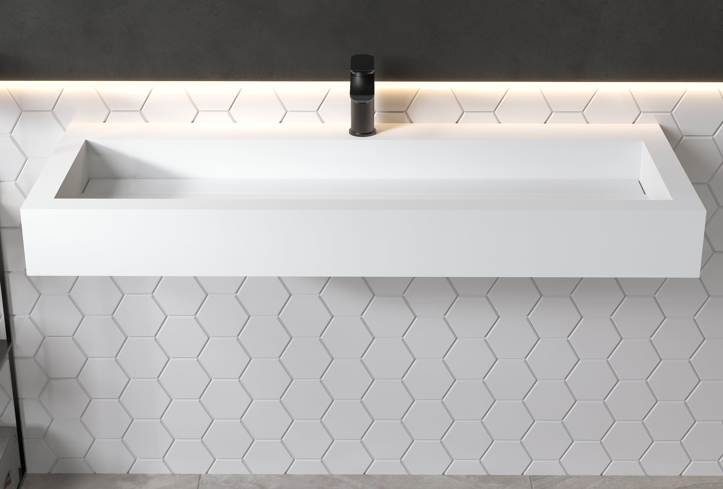 Lavabo sospeso o da appoggio PB2079 - Solid Stone