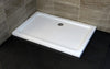 Piatto doccia rettangolare - superficie liscia - 100x90cm - con sistema di scarico