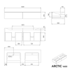 Base lavabo ARCTIC 1600