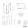 Box doccia angolare DX403