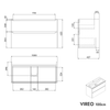 Mobile da bagno VIREO 100 cm