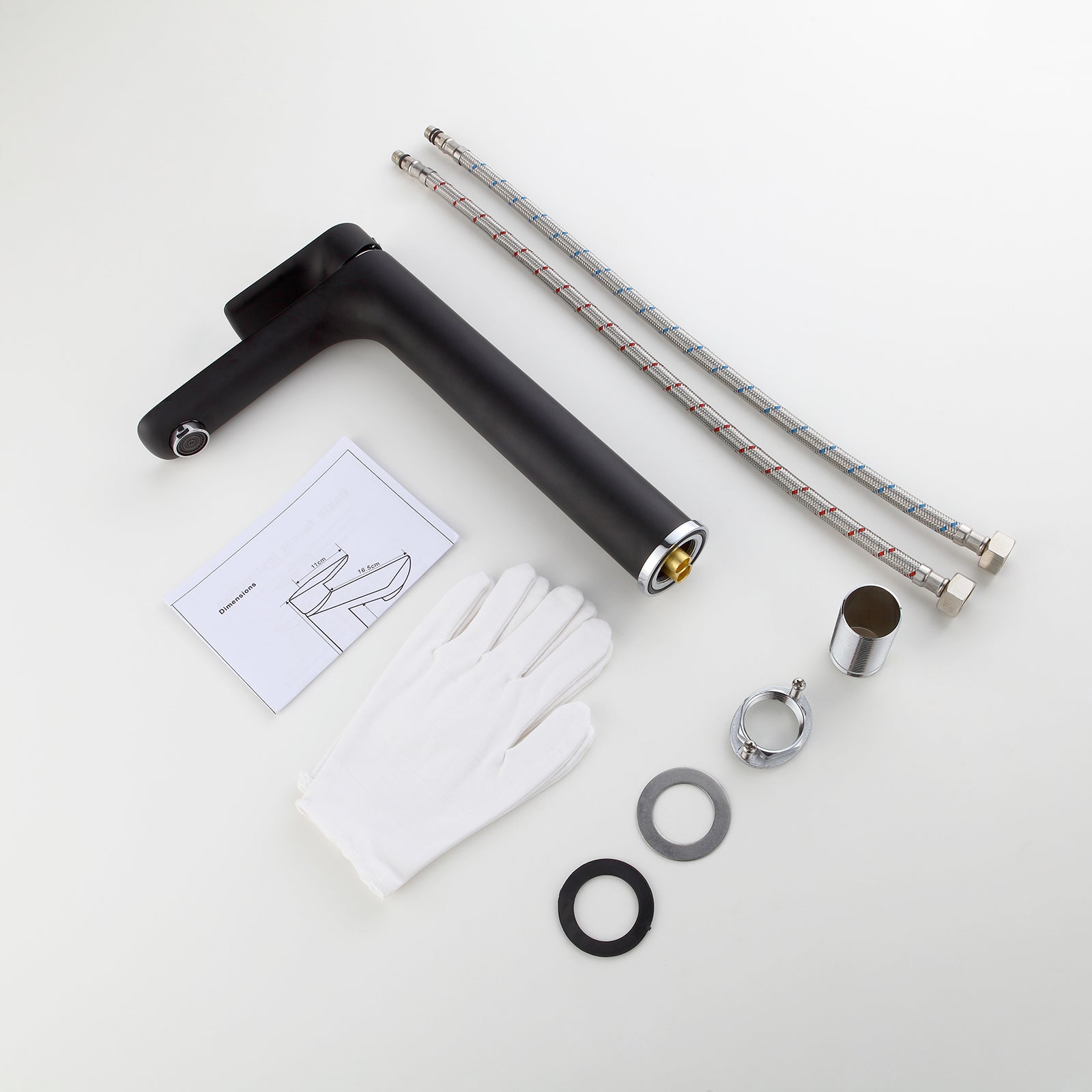 Rubinetto lavabo Rubinetto Miscelatore bagno lungo 4025CB