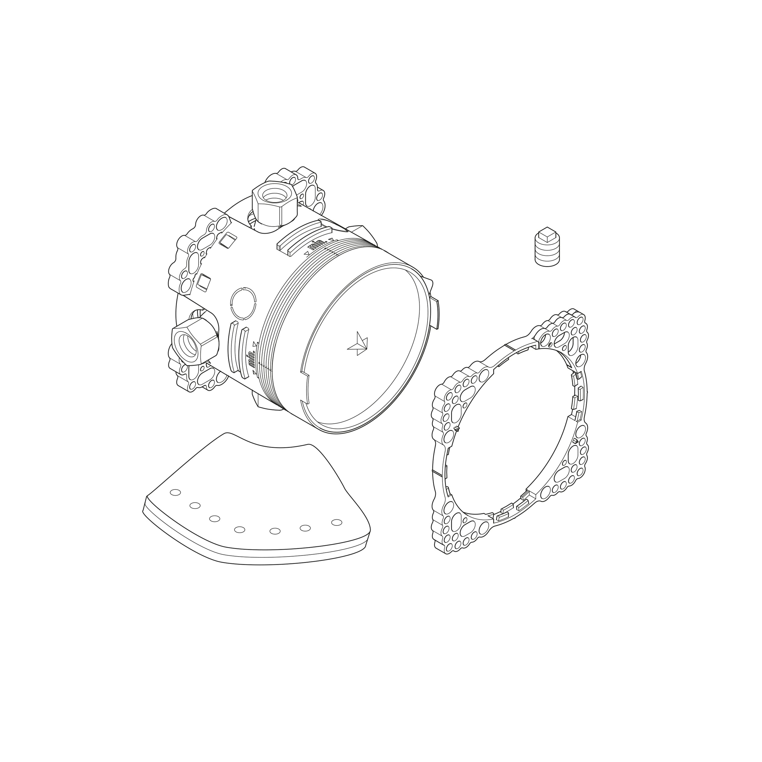 Miscelatore da incasso per doccia Duravit Tulum