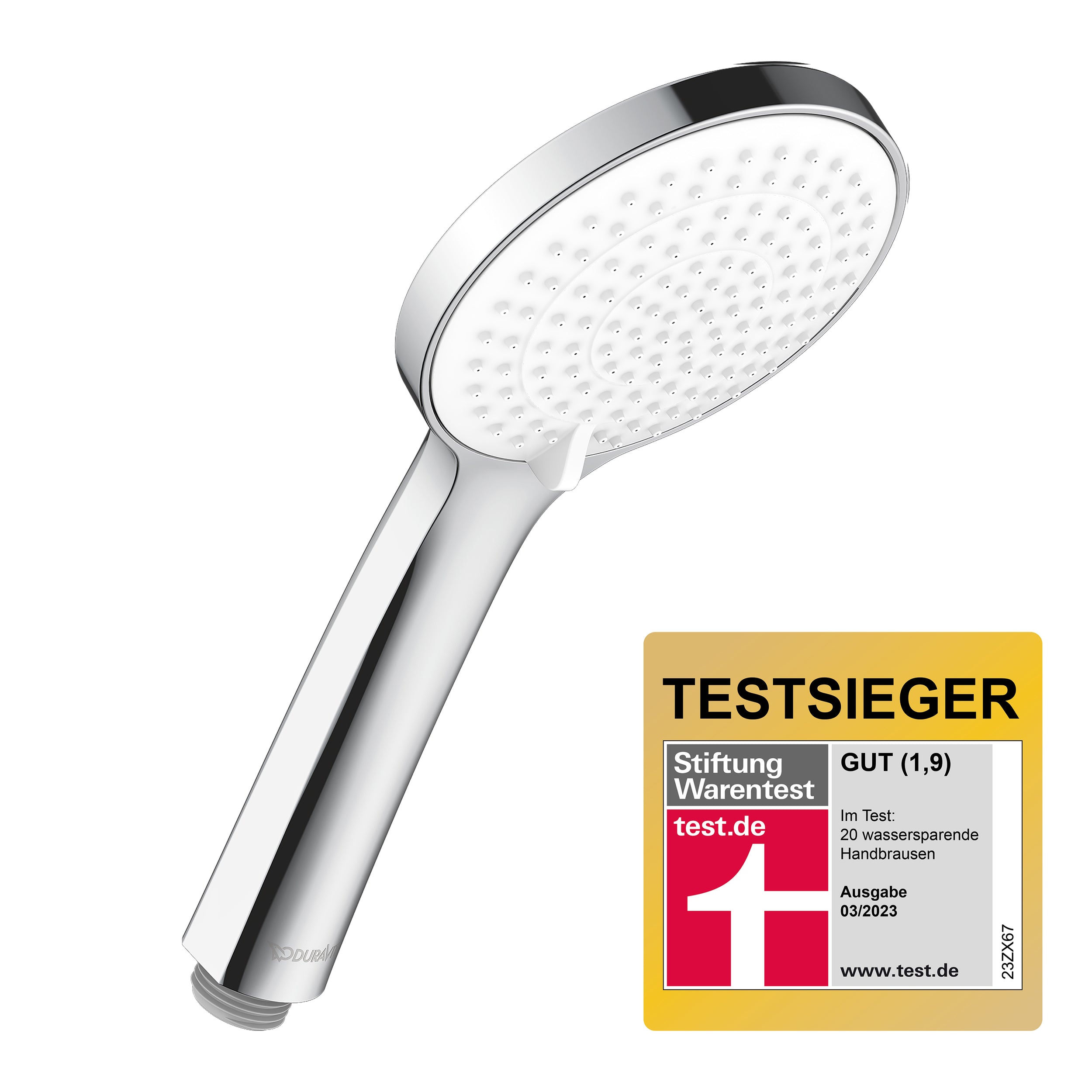 Sistema doccia a incasso Duravit C.1 con doccia a pioggia