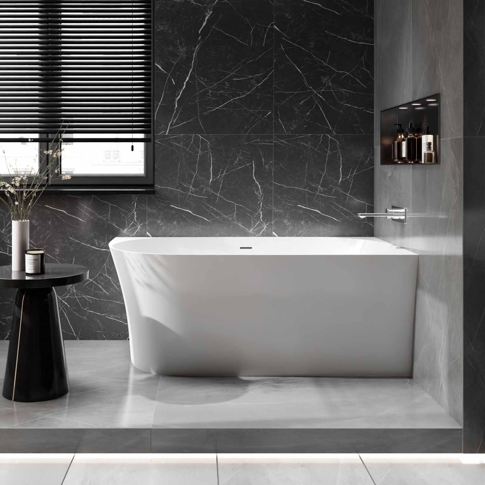 Vasca da bagno autoportante NOVA SLIM LINE