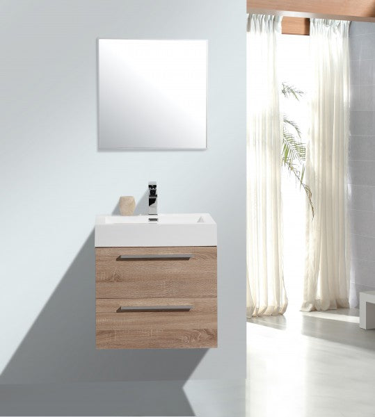 Set di mobili da bagno M600 in rovere sbiancato