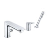 Miscelatore per vasca Duravit Wave a 3 fori