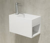 Lavabo a parete PB2046 in Mineralguss - 33 x 18 x 20,5 cm