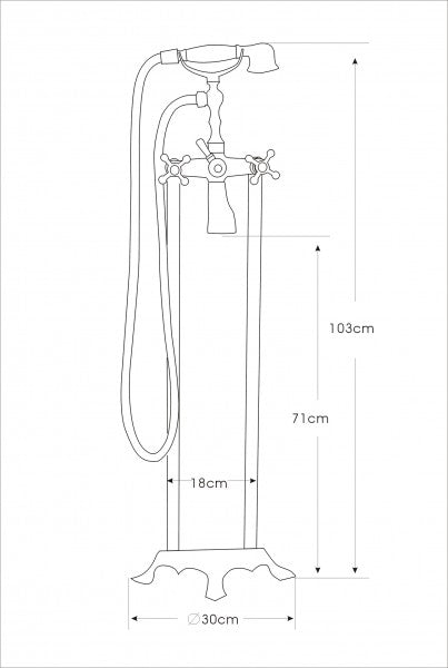 Miscelatore per vasca da bagno 1414