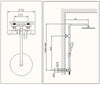 Colonna doccia di design termostatica 4011 BASIC
