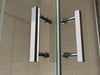 Cabina doccia angolare EX213, rivestimento NANO, 100 x 100cm - 8mm - con piatto doccia