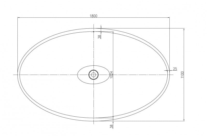 Vasca da bagno freestanding in Solid Stone, 