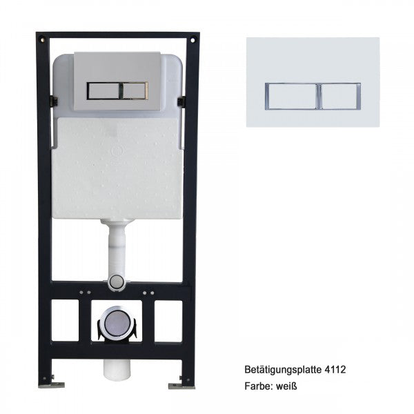 Pacchetto WC completo 17: WC doccia ambra Basic 1102 e sedile con chiusura morbida