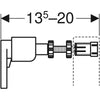 Kit Geberit Duofix per installazione da parete