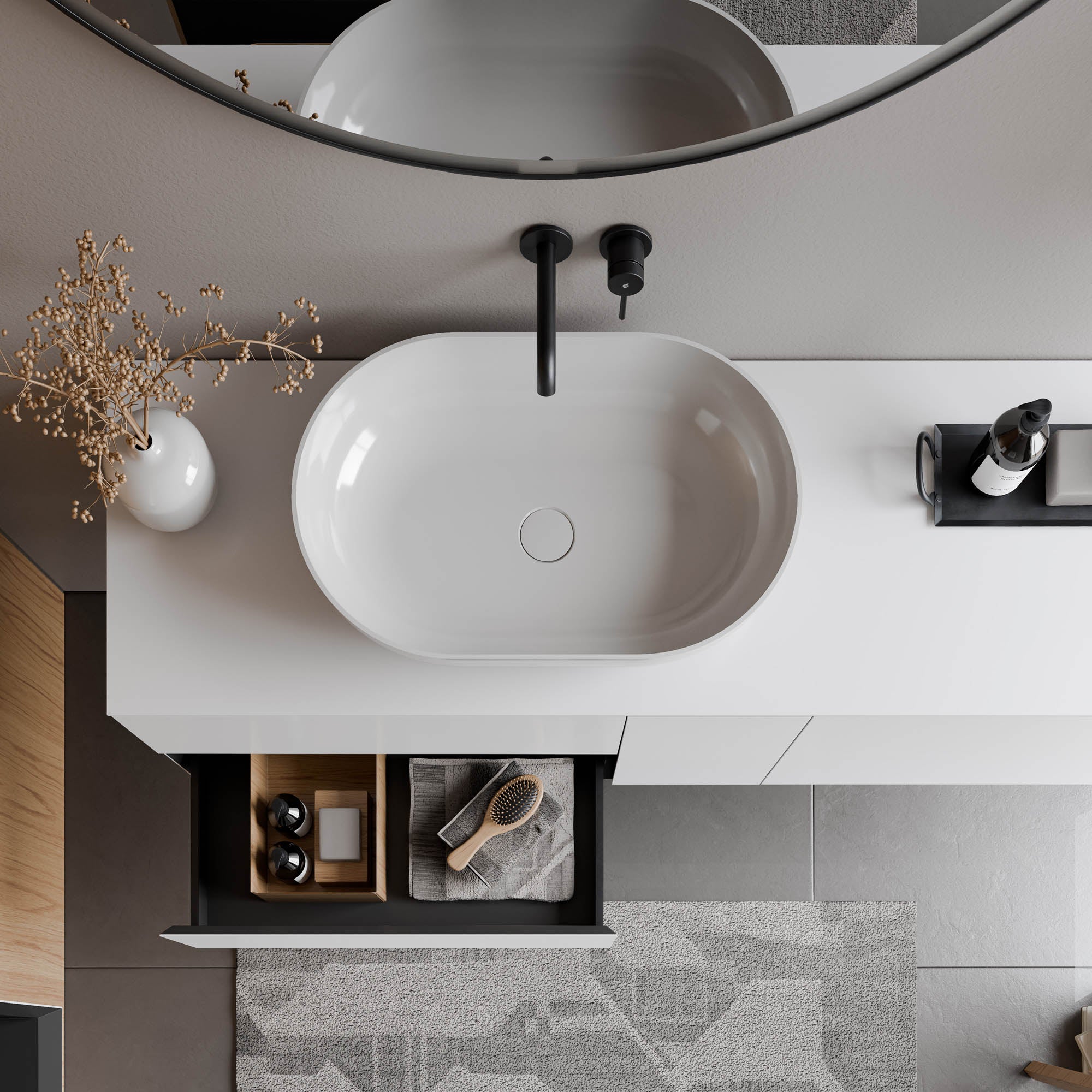 Mobile lavabo ARCTIC 1400