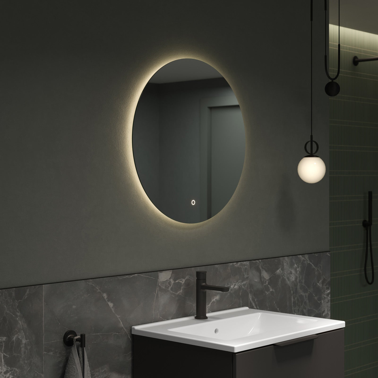 Specchio luminoso a LED Specchio da bagno 2712