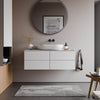 Mobiletto ARCTIC 1200 bianco Softtouch per lavabo da appoggio