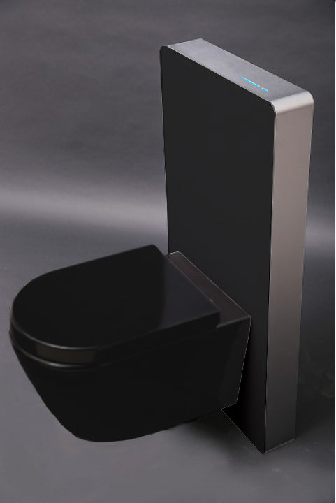 Set convenienza 33: WC B-8030R Nero Opaco con sedile Soft-Close