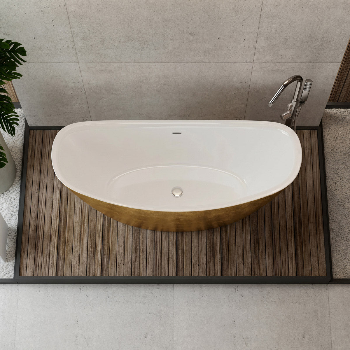 Vasca da bagno freestanding SIENA in acrilico