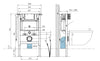 WC - Elemento pre-murale G3005A