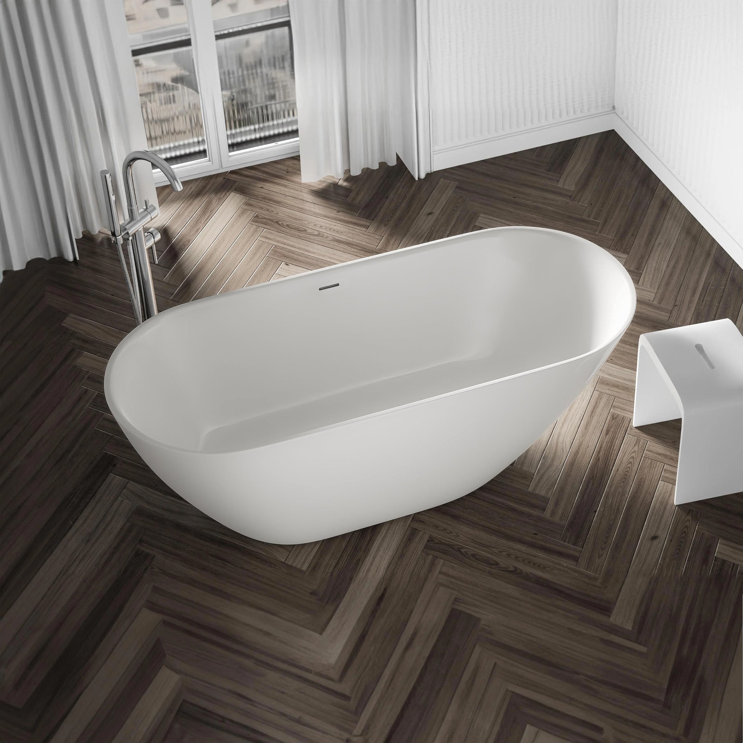 Vasca da bagno freestanding ROMA 2.0 in acrilico