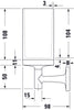 Duravit Starck T bicchiere porta spazzolino