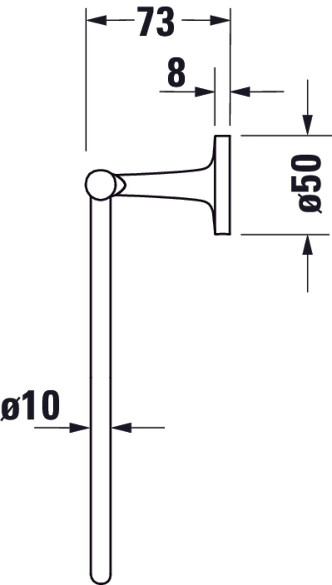 Duravit Starck T anello per asciugamani