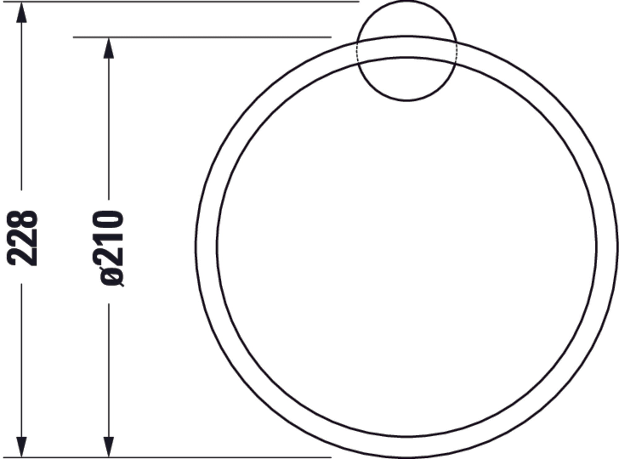 Duravit Starck T anello per asciugamani