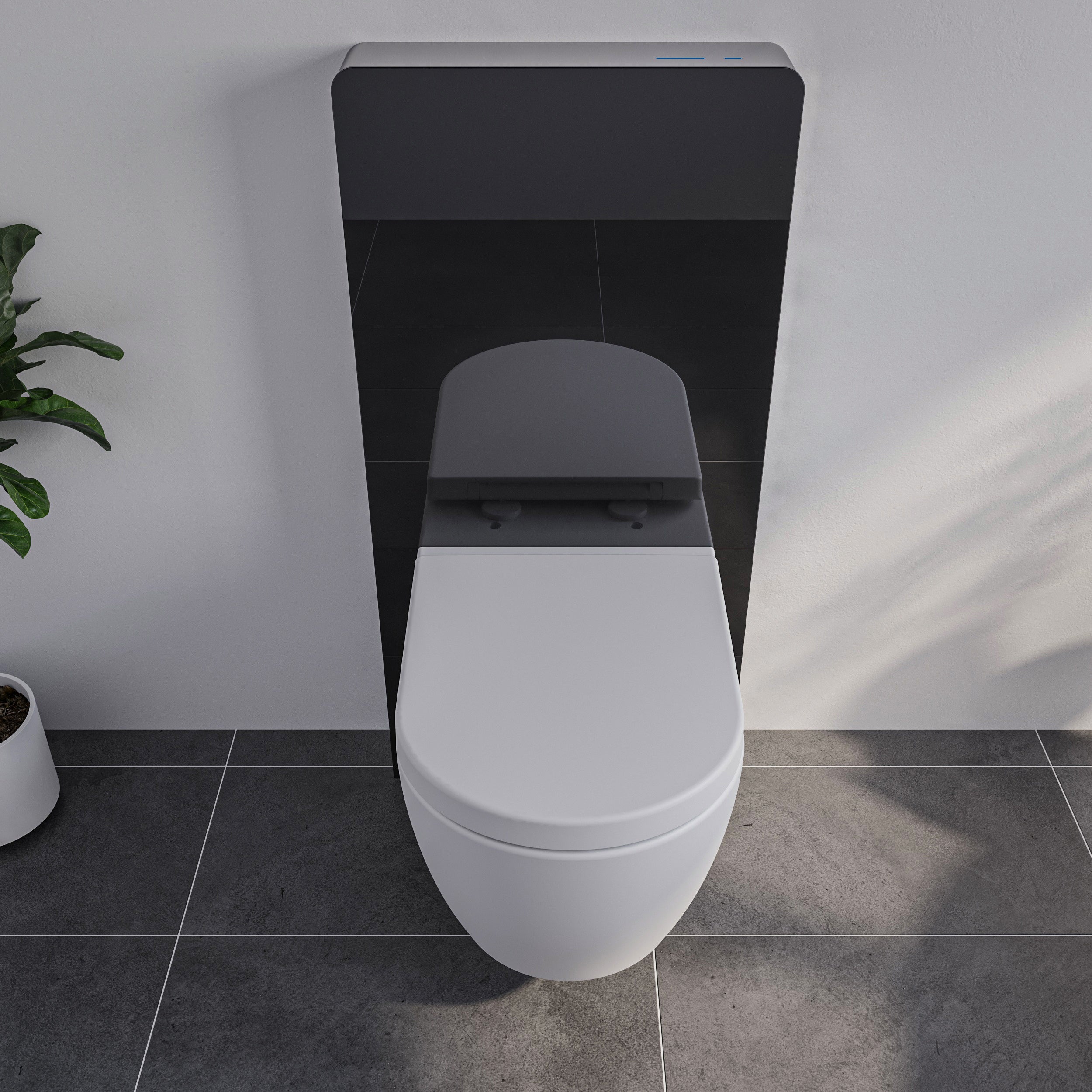 Pacchetto WC 35: WC NT2039 Bianco con chiusura Soft-Close