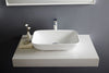 Lavabo da appoggio NT3155 - ceramica sanitaria - 58x38,5cm