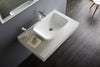 Lavabo da appoggio NT3155 - ceramica sanitaria - 58x38,5cm