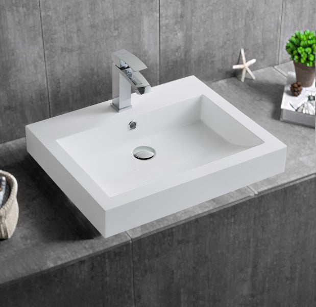 Lavabo a parete Lavabo da appoggio BS6049 60 x 48 x 14 cm 