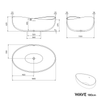Vasca da bagno indipendente WAVE STONE