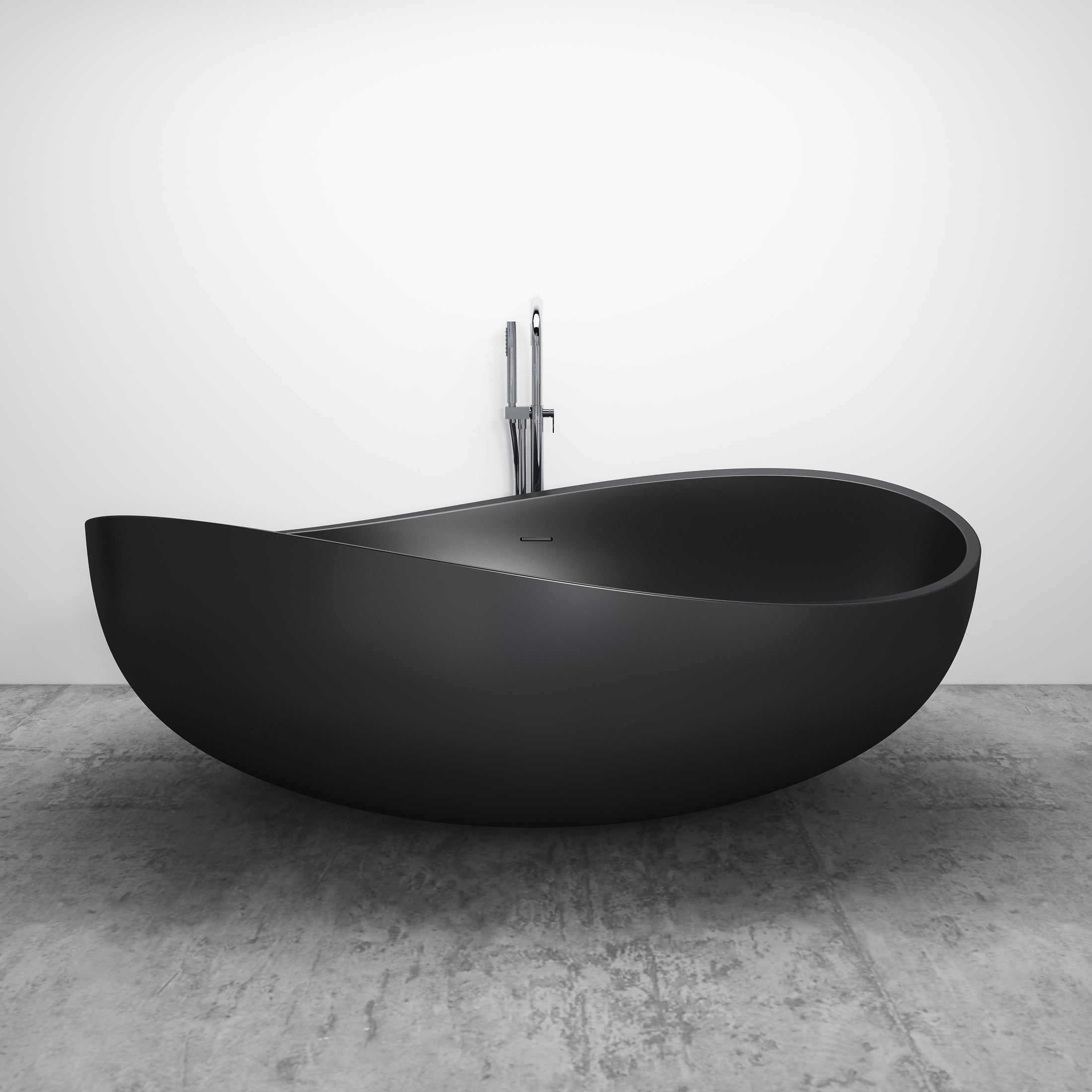 Vasca da bagno freestanding in Solid Stone, 