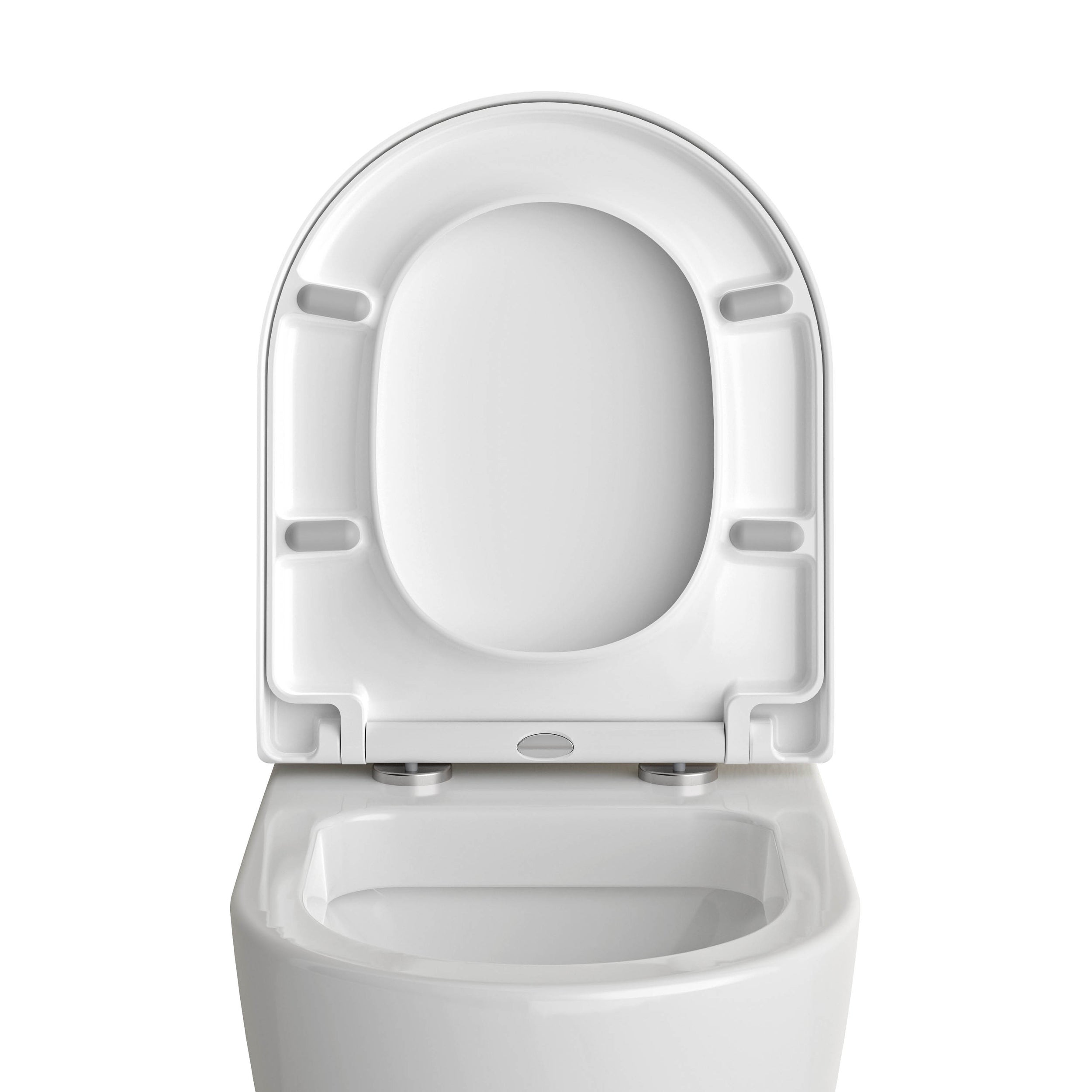 Sedile WC Coperchio WC con chiusura ammortizzata Coperchio di ricambio U1009