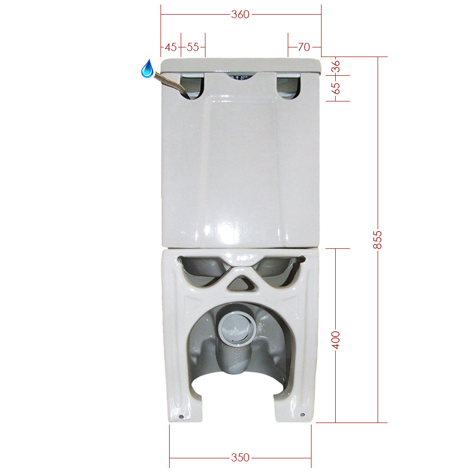 WC monoblocco con cisterna  CT1099