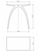 Sgabello da bagno di lusso PB4001